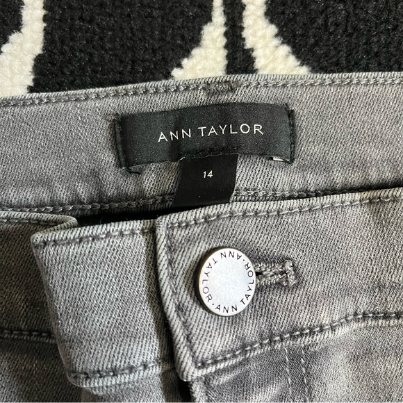 Ann Taylor The Skinny Jeans In Gray Size 14 - Picture 7 of 12